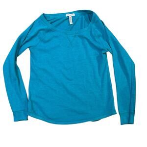 Aeropostale Blue Long Sleeve Tee Womens Medium Mallcore